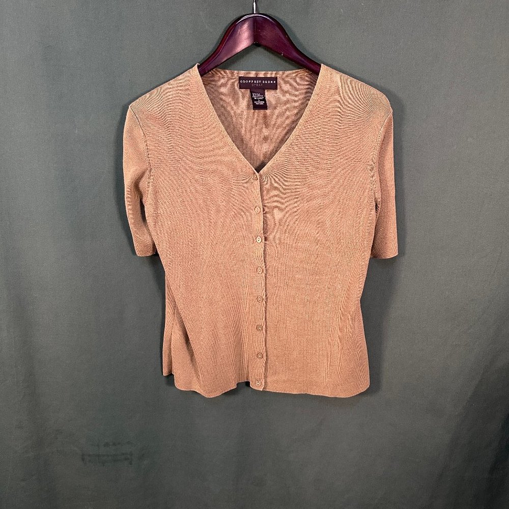 Geoffrey Beene Short Sleeved Cardigan